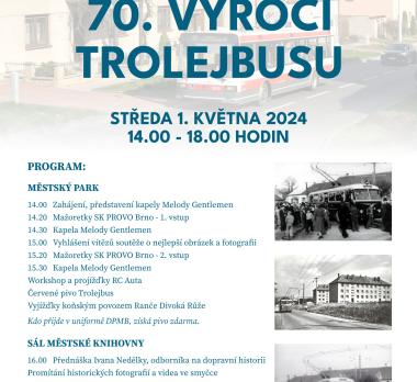 Pozvánka na 70. výročí trolejbusu ve Šlapanicích 1