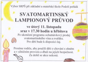 SVATOMARTINSKÝ LAMPIONOVÝ PRŮVOD 1