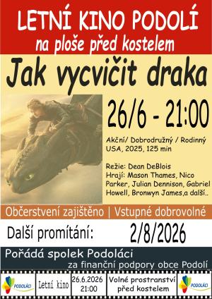  První promítání letního kina 1